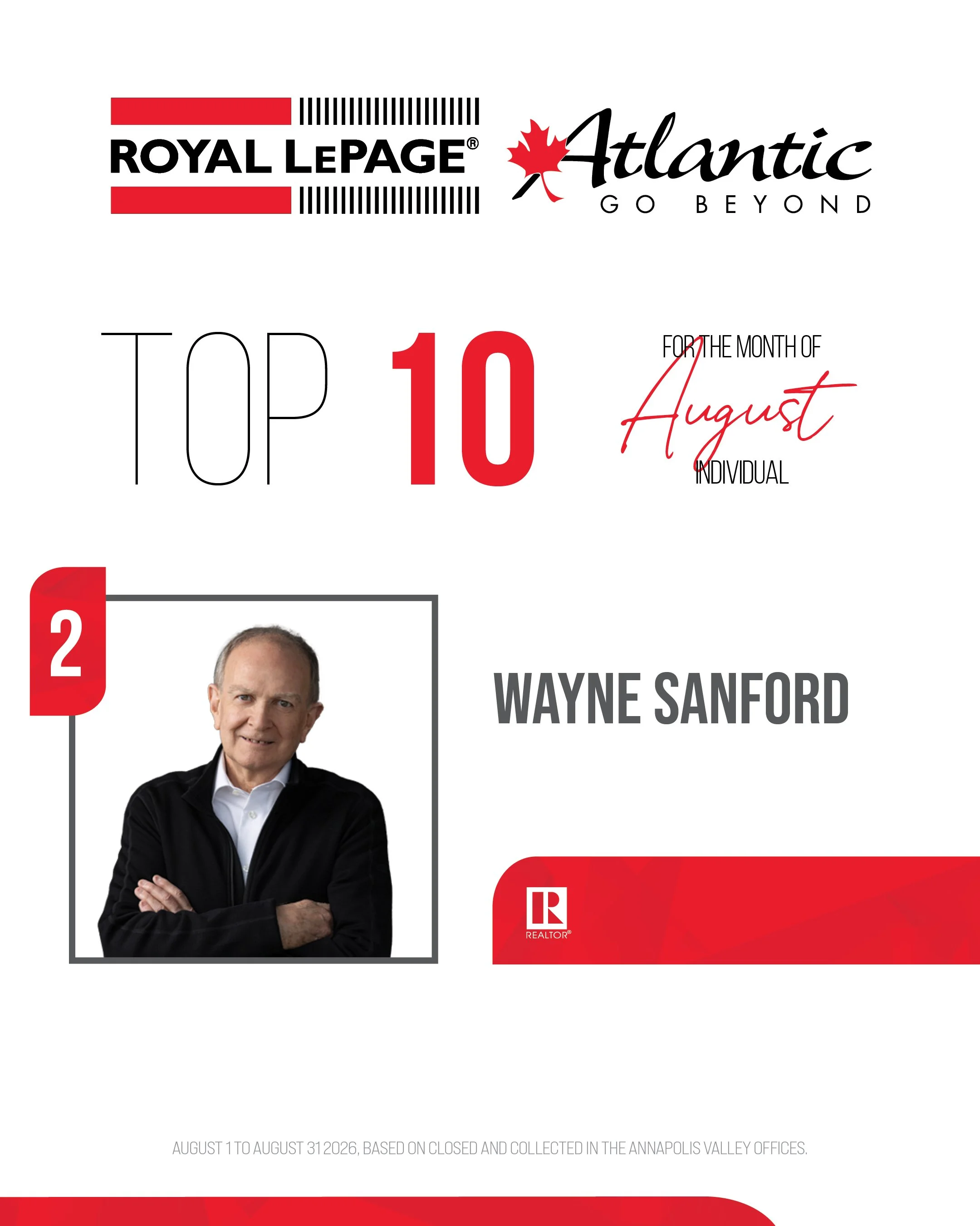 #2 ranking for August, 2026