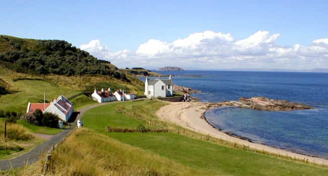 Canty Bay looking west. 