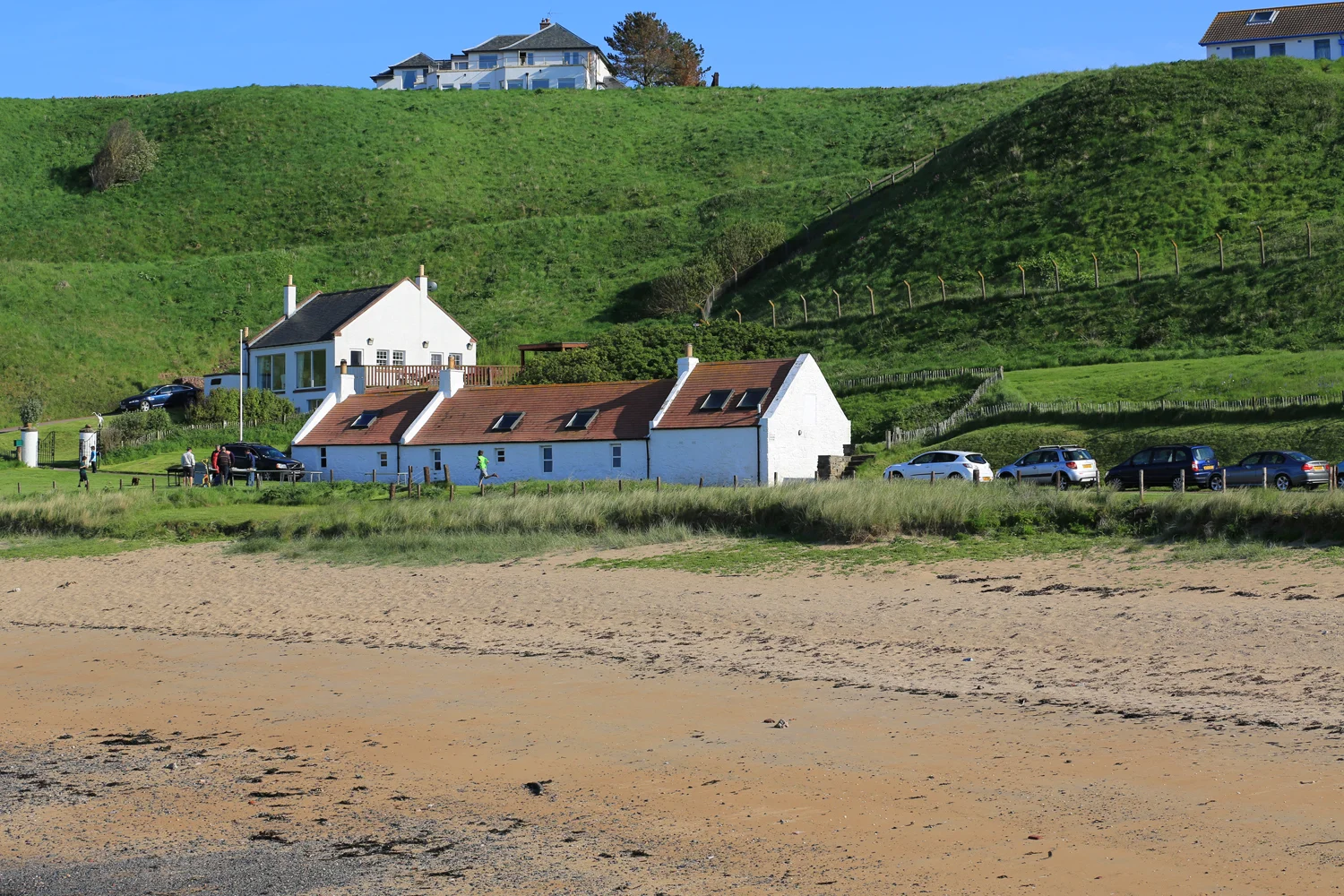 Cub Cottages from the beach