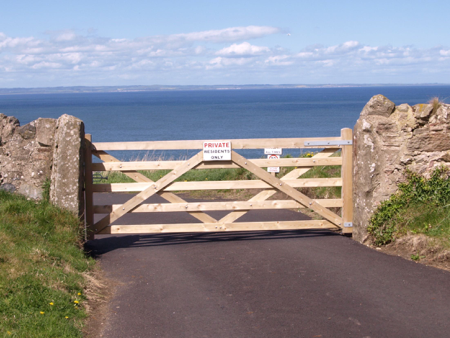 Always close gate after passing through