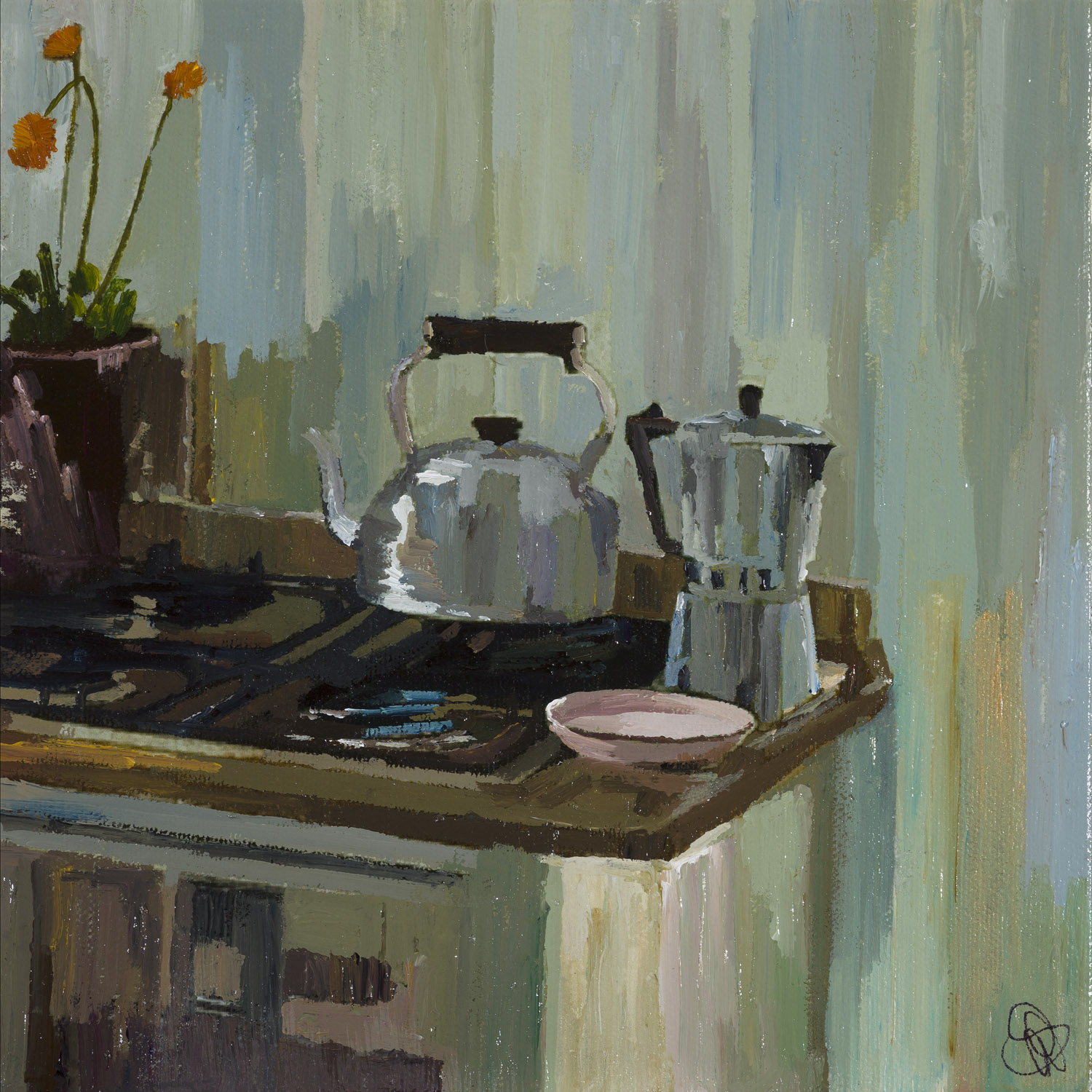 Gallic Kitchen, 40x40 framed.jpg