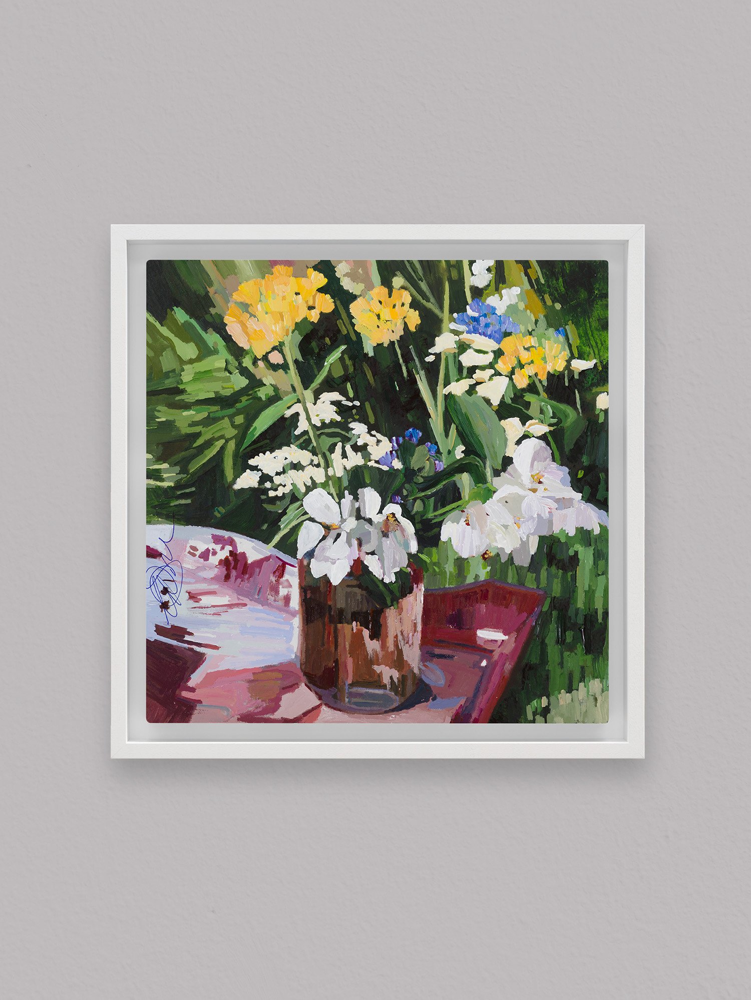 Candelabra Primula in a Jam Jar