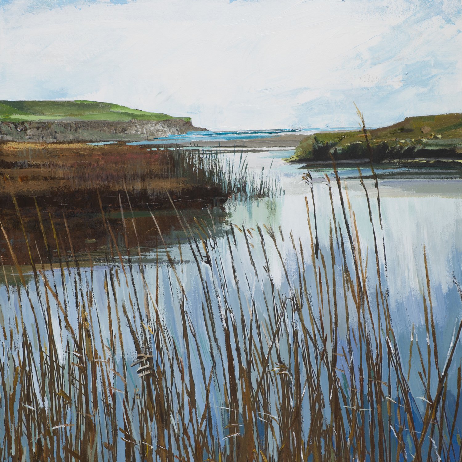 Reeds on the Shore of Long Strand
