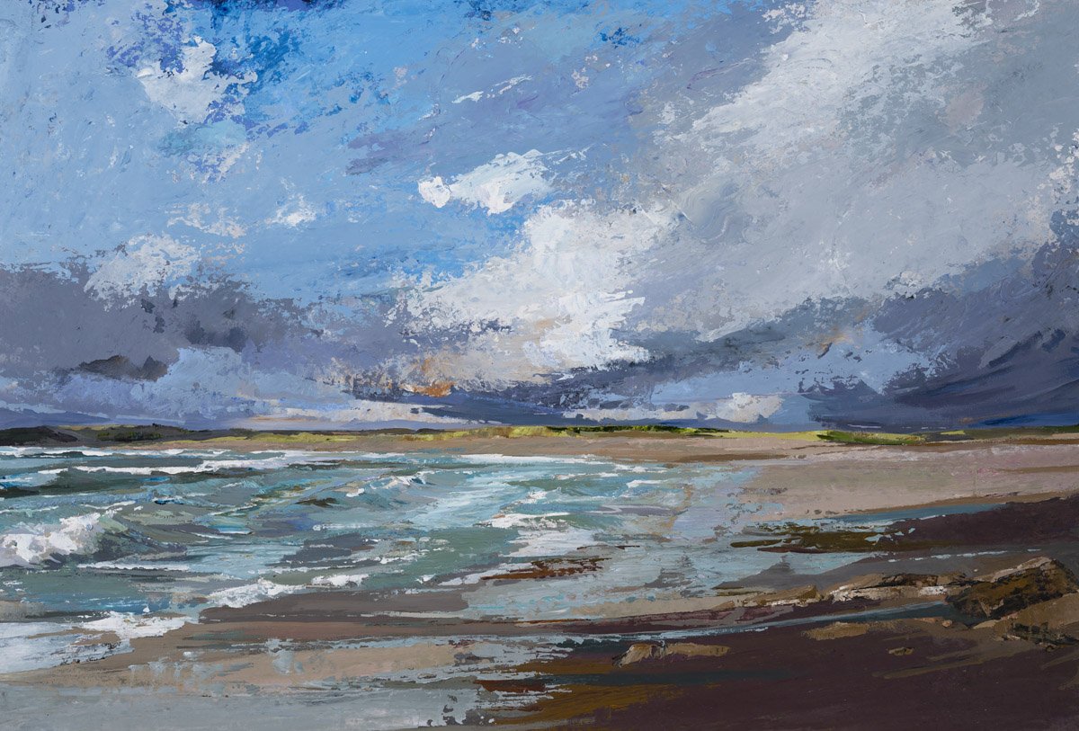 Long Strand Looking West with a Big Sky