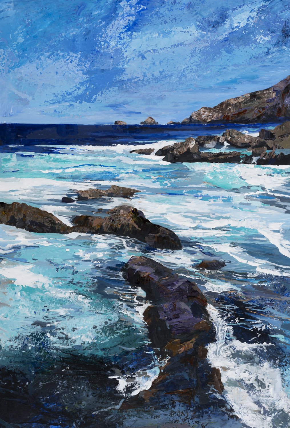 Sea Stacks on a Windy Day