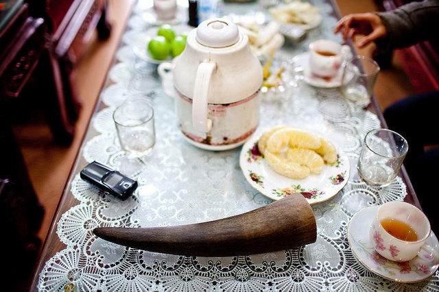 Along with economic development, rhino horns have appeared in the parties for the rich in Vietnam.