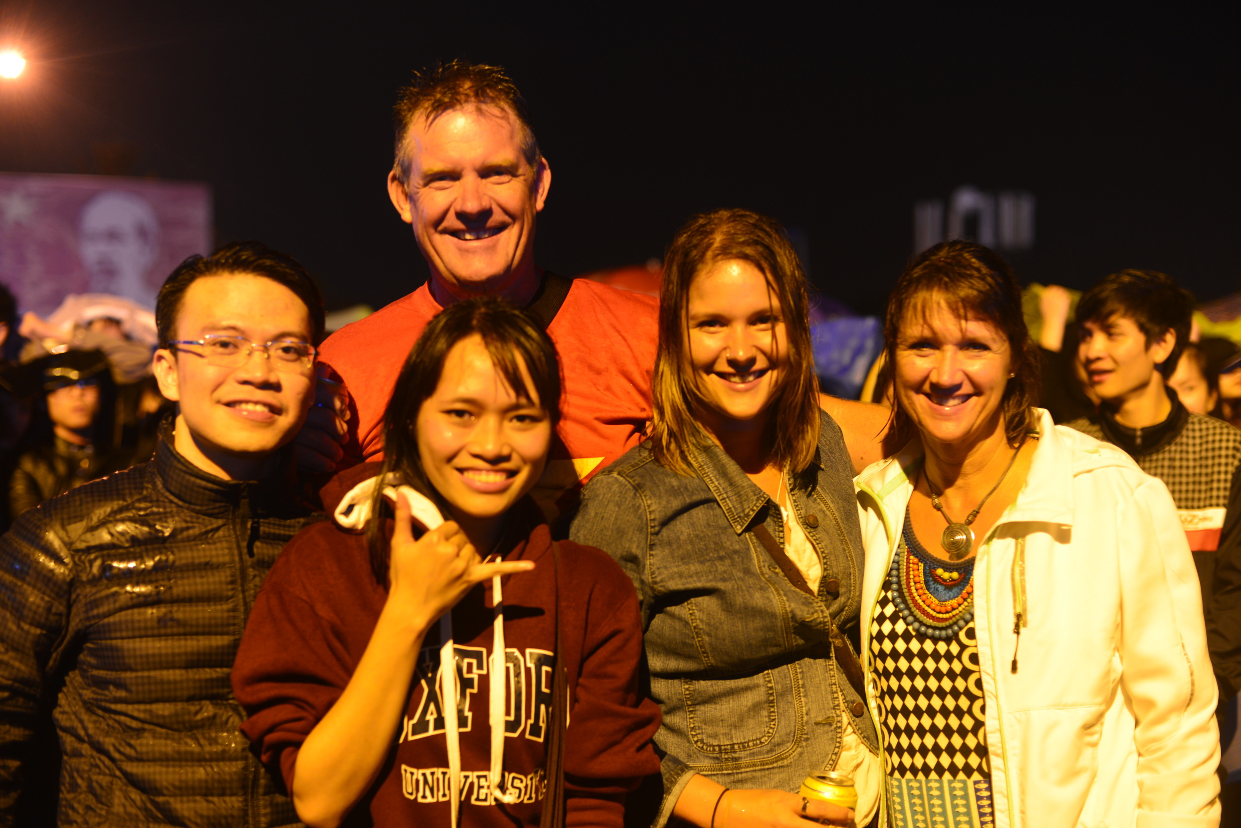 The Dahls family and WildActs staff