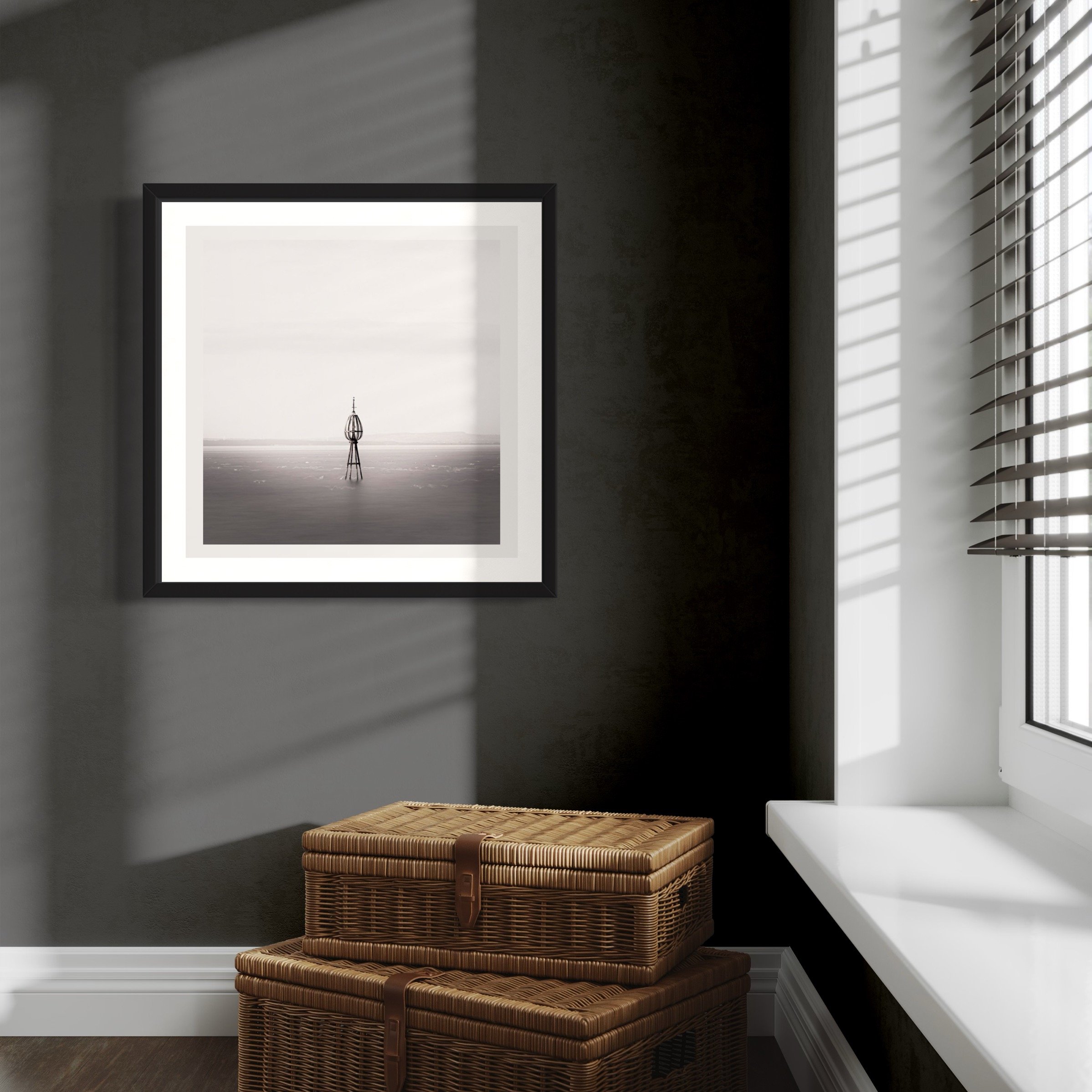 Waves around Marker - Framed.JPG