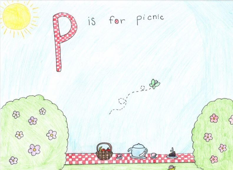 P is for Picnic.JPG