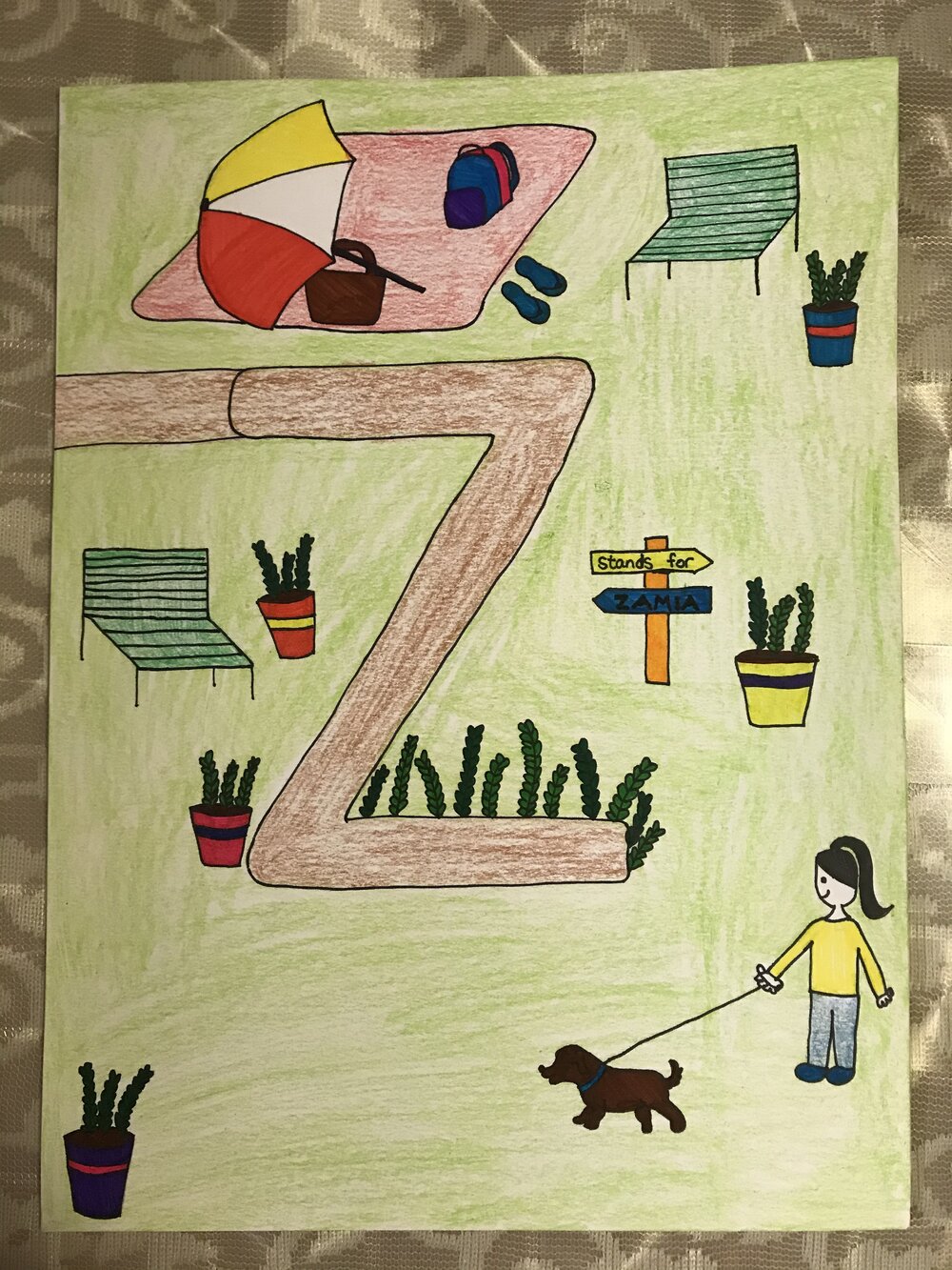 Z is for Zamia, by Nancy