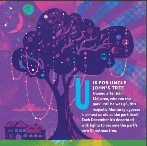 U is for Uncle John’s Tree: Golden Gate Park’s own Christmas tree