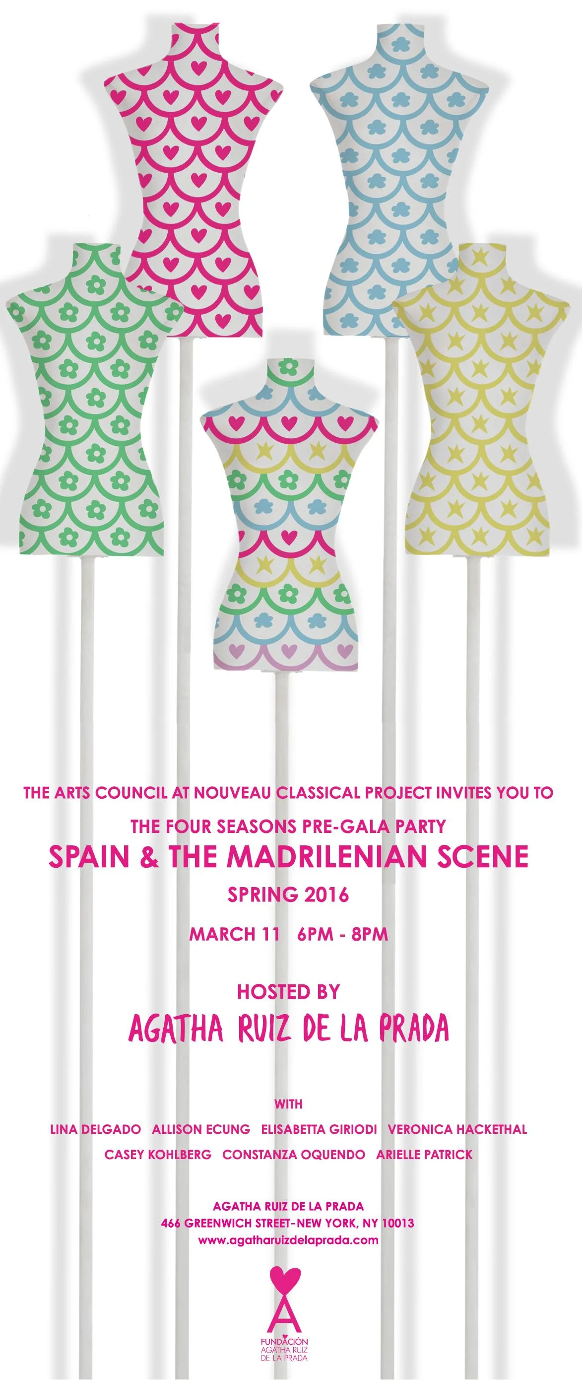 The Four Seasons Gala Pre-Gala Event hosted by Agatha Ruiz de la Prada