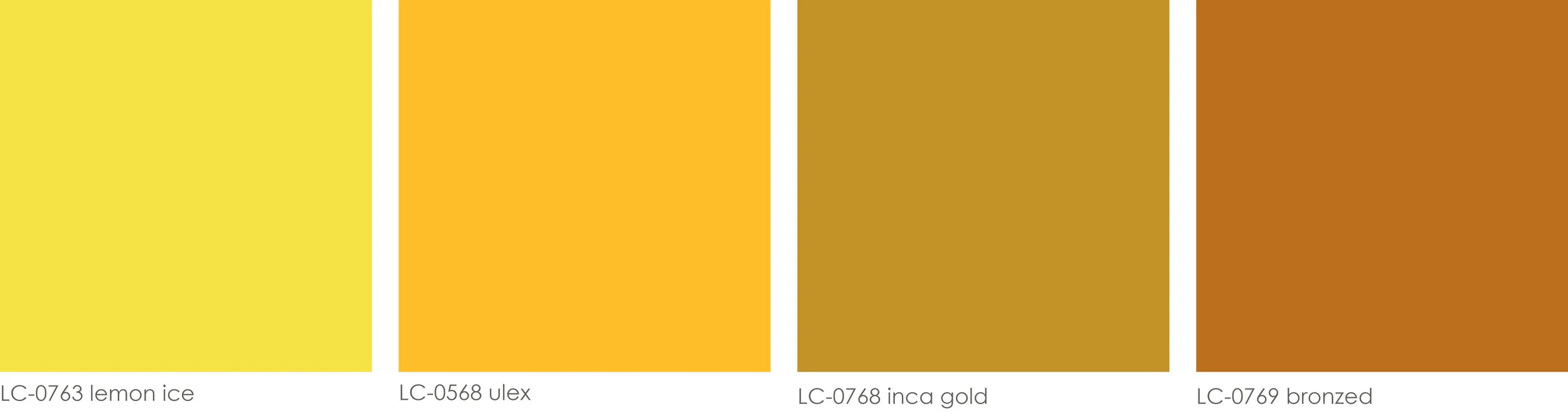 Luminary Colour Swatches Spring Summer 2017