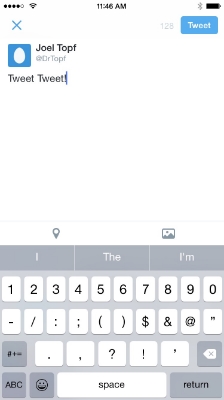 Your first tweet.