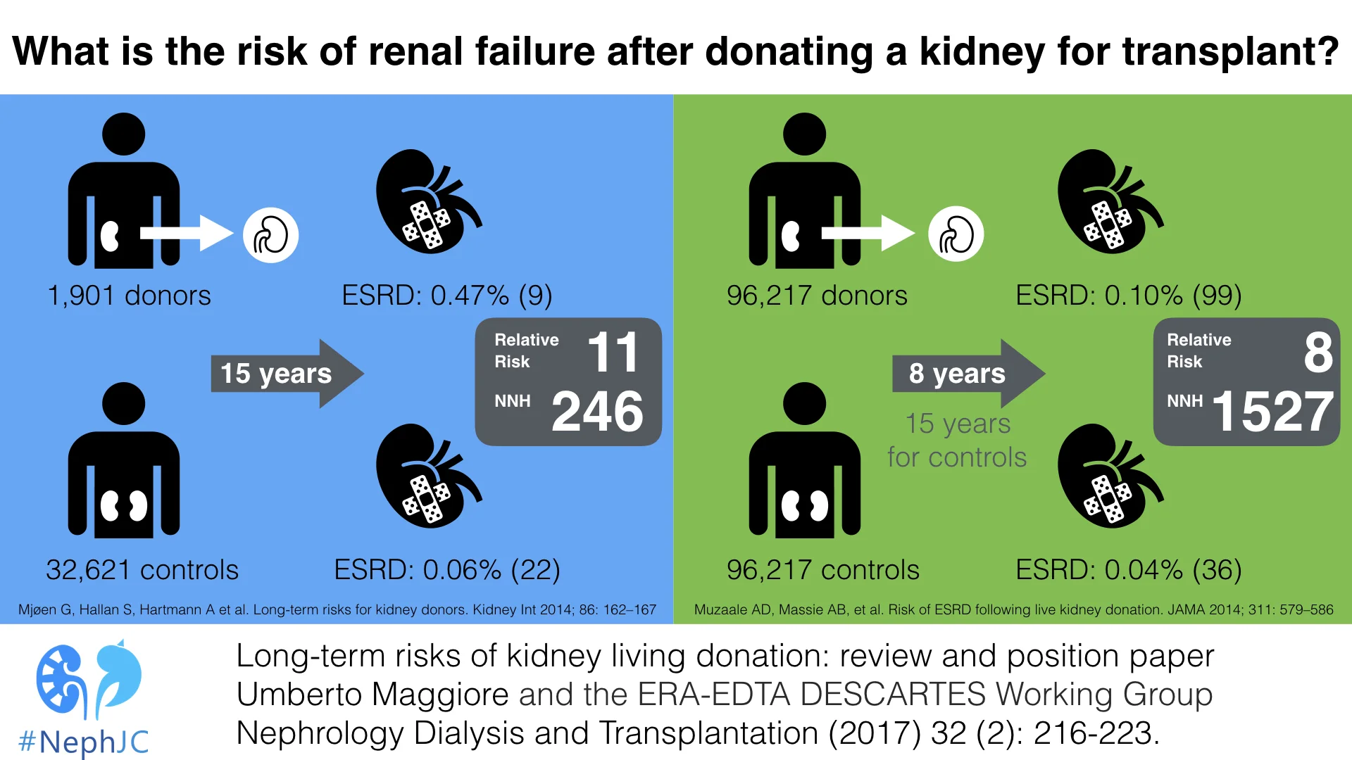 DESCARTES Work group on the safety of kidney donation, the visual abstract