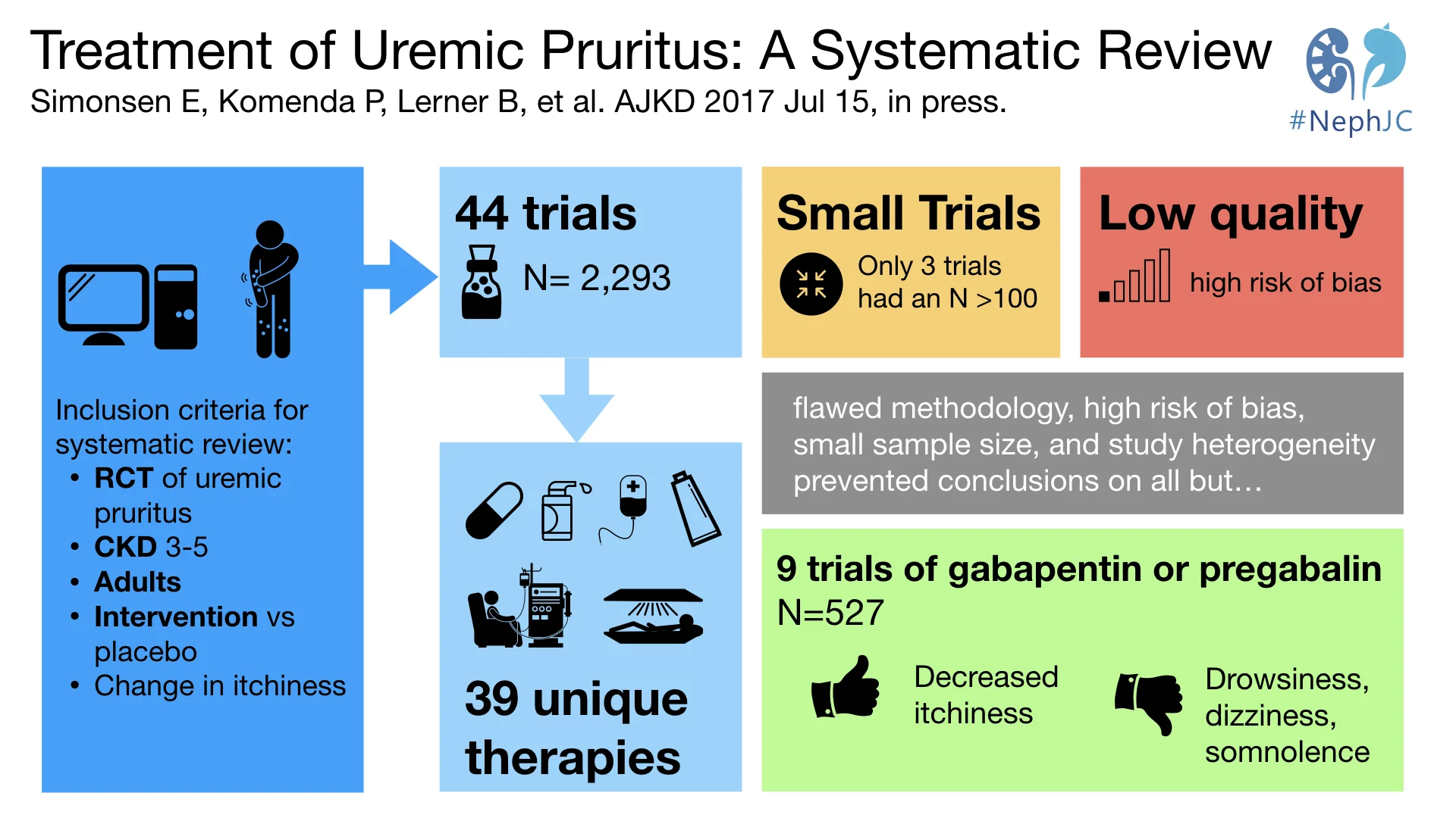 Pruritus Systematic Review #VisualAbstract