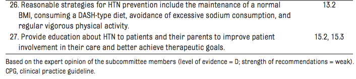 Table 2 from Flynn et al, Pediatrics, 2017
