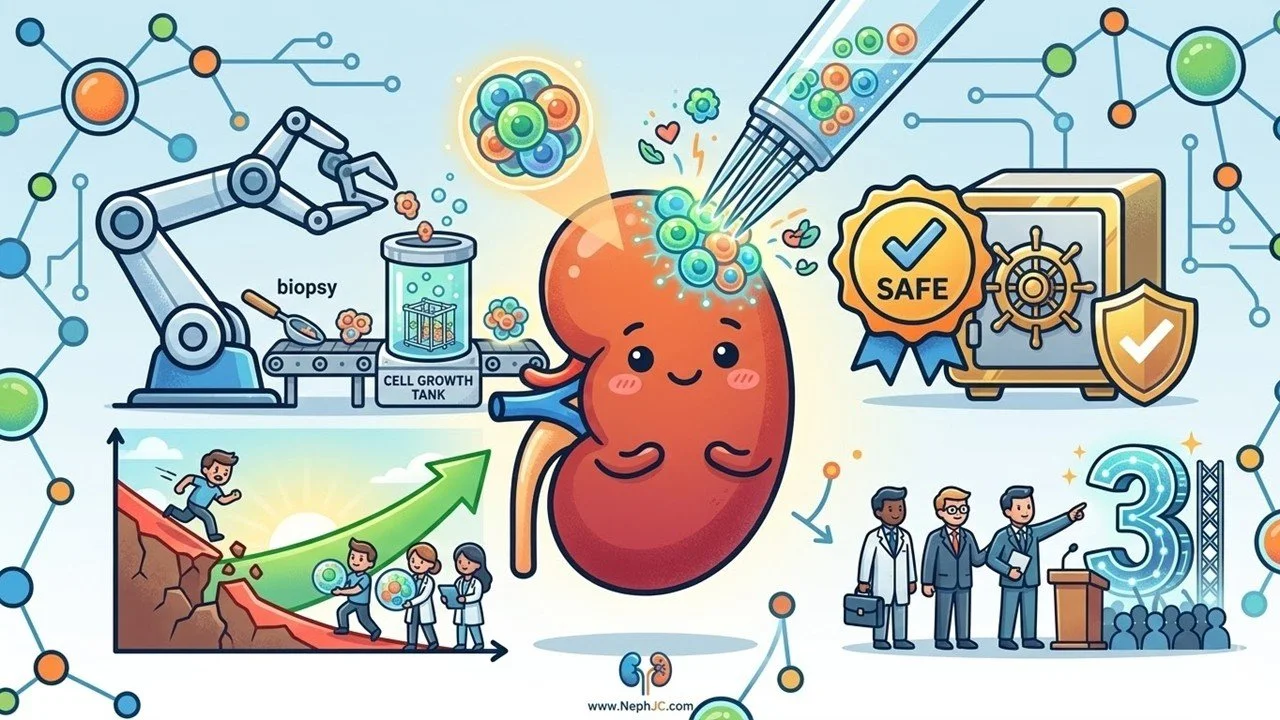 Is REACT (Renal Autologous Cell Therapy) the “fifth pillar” in diabetic kidney disease?