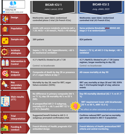 Dialysis deferred, logic recycled: BICAR ICU2 — NephJC