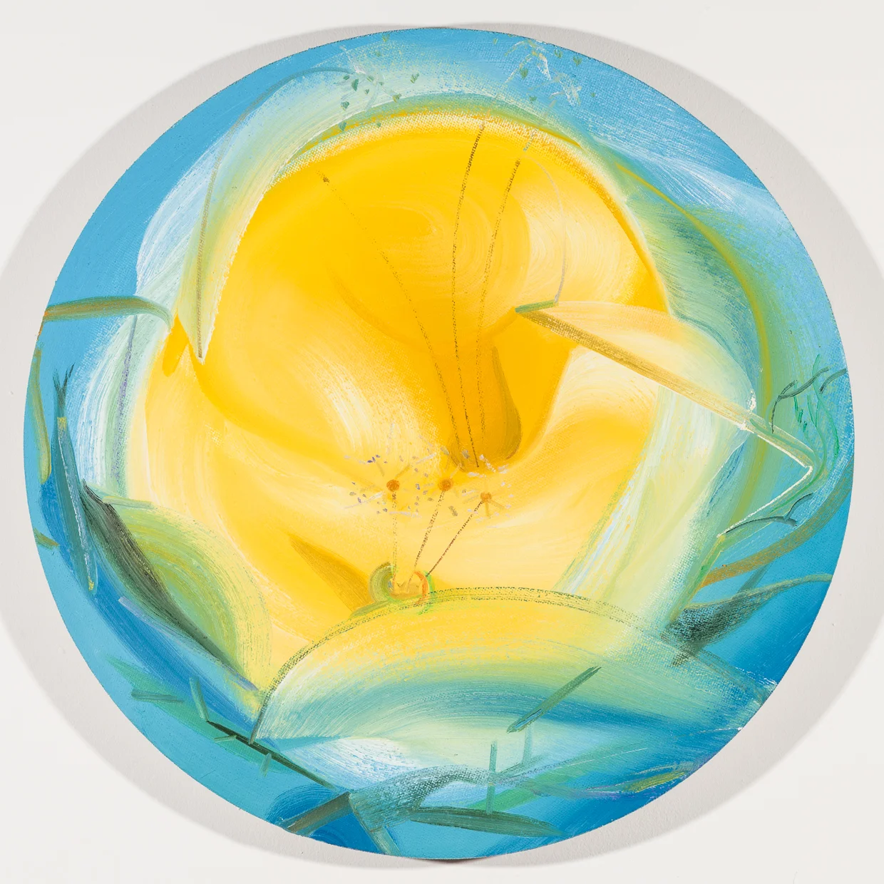2017 Oil on linen 21 inches diameter