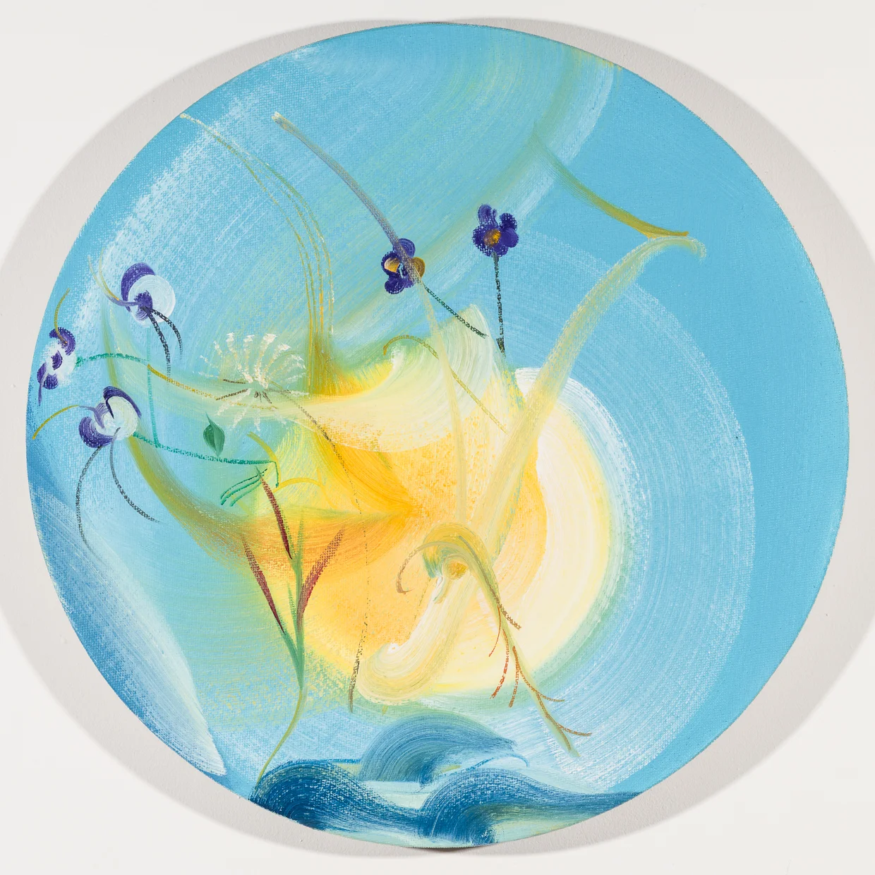 2017 Oil on linen 21 inches diameter