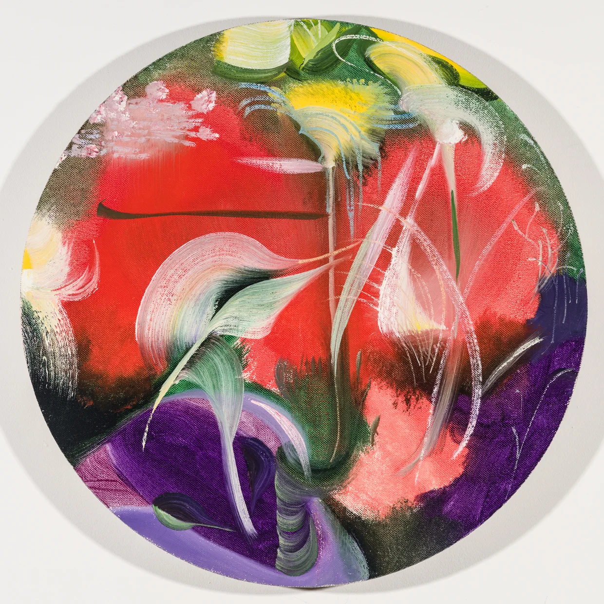 2017 Oil on linen 21 inches diameter
