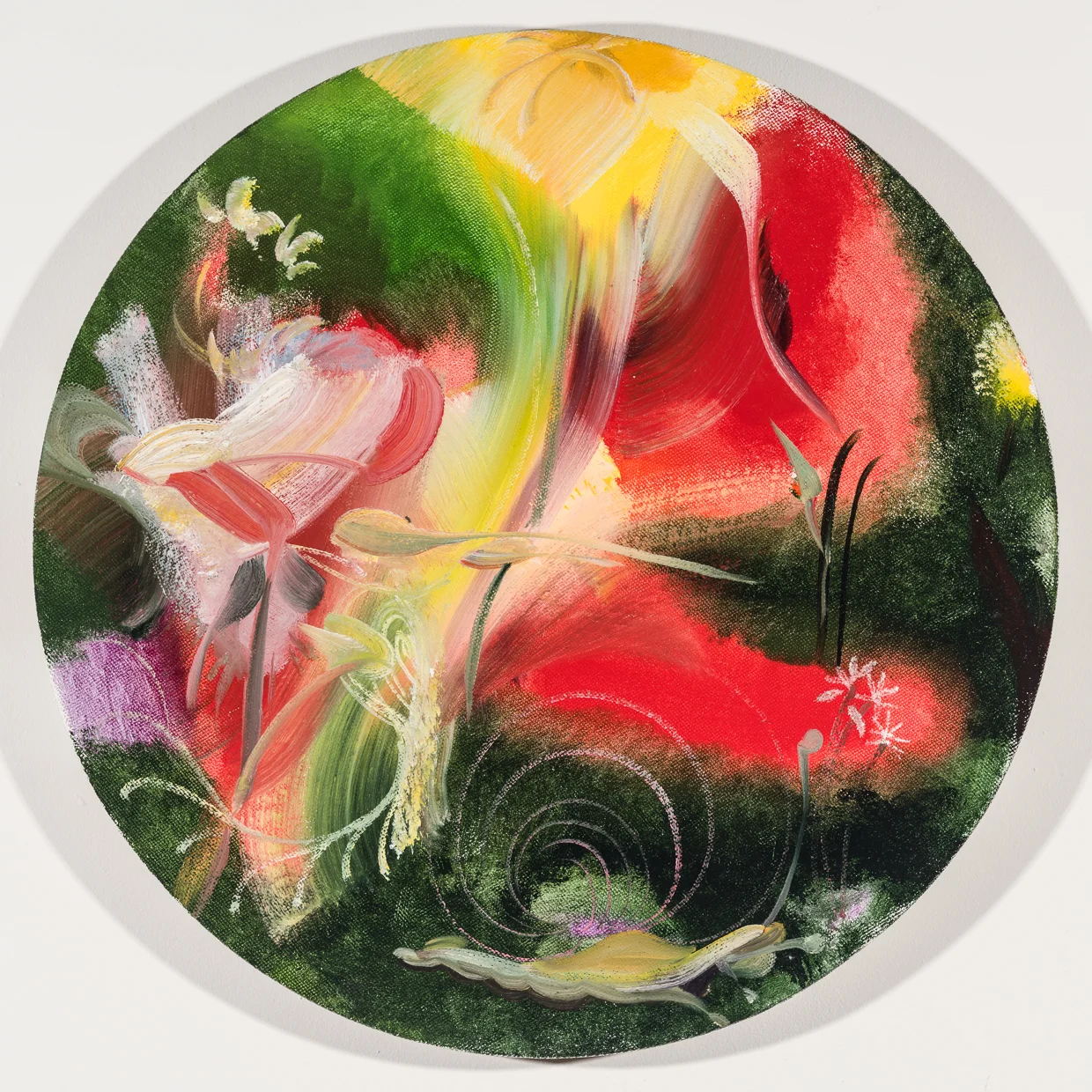 2017 Oil on linen 21 inches diameter