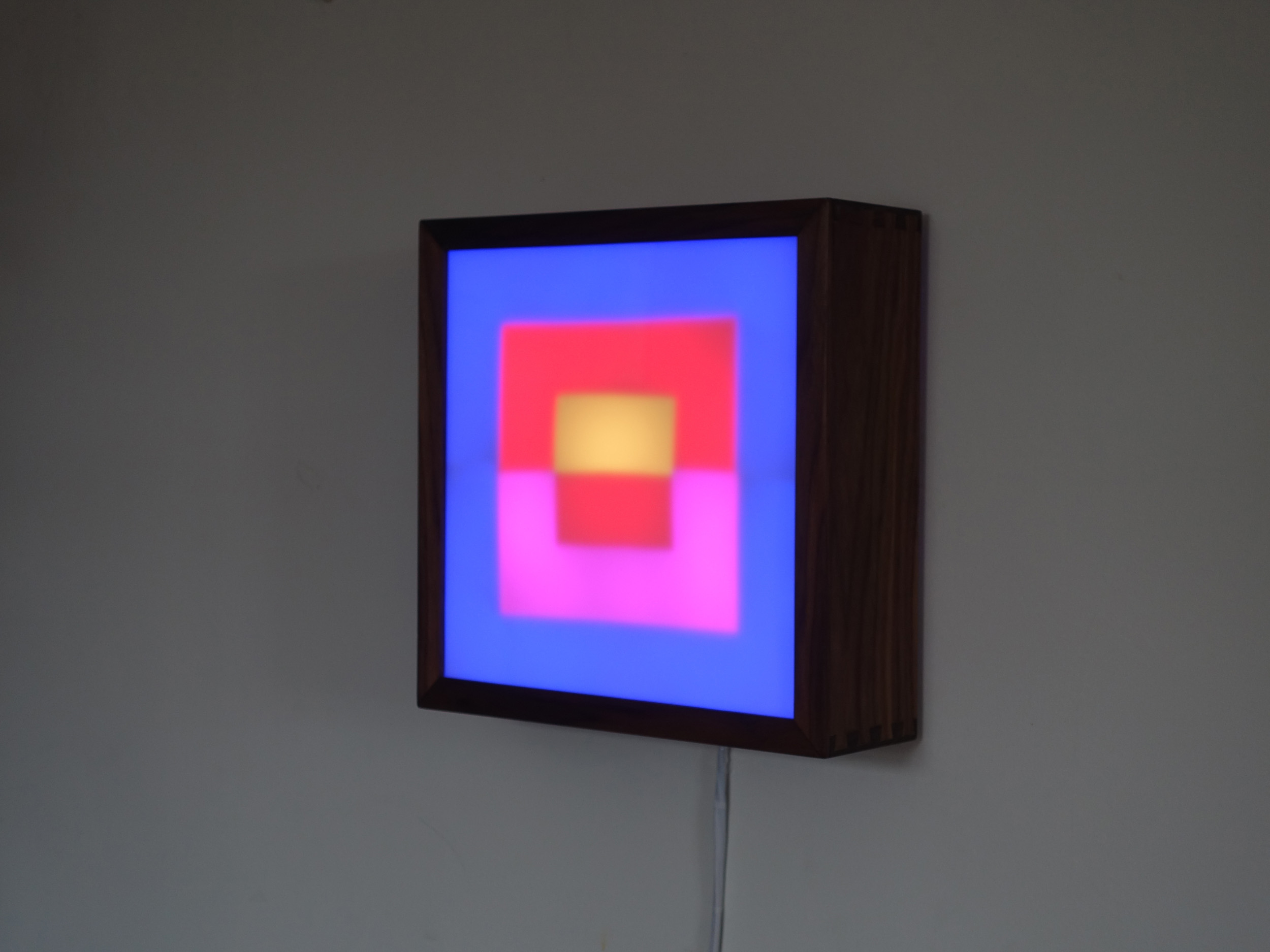 Copy of Square LED Lightbox prototype 1 of 5