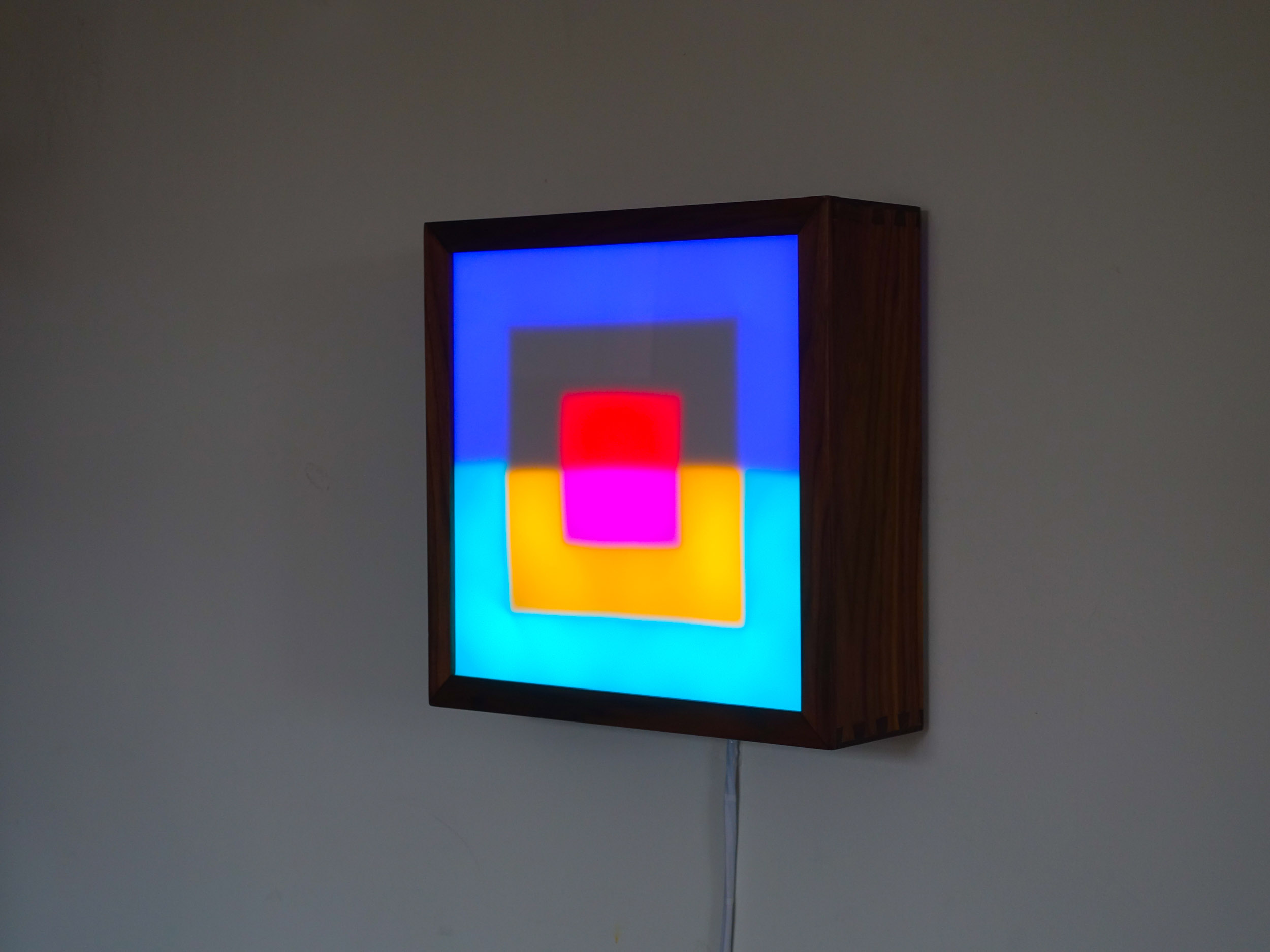 Copy of Square LED Lightbox prototype 3 of 5