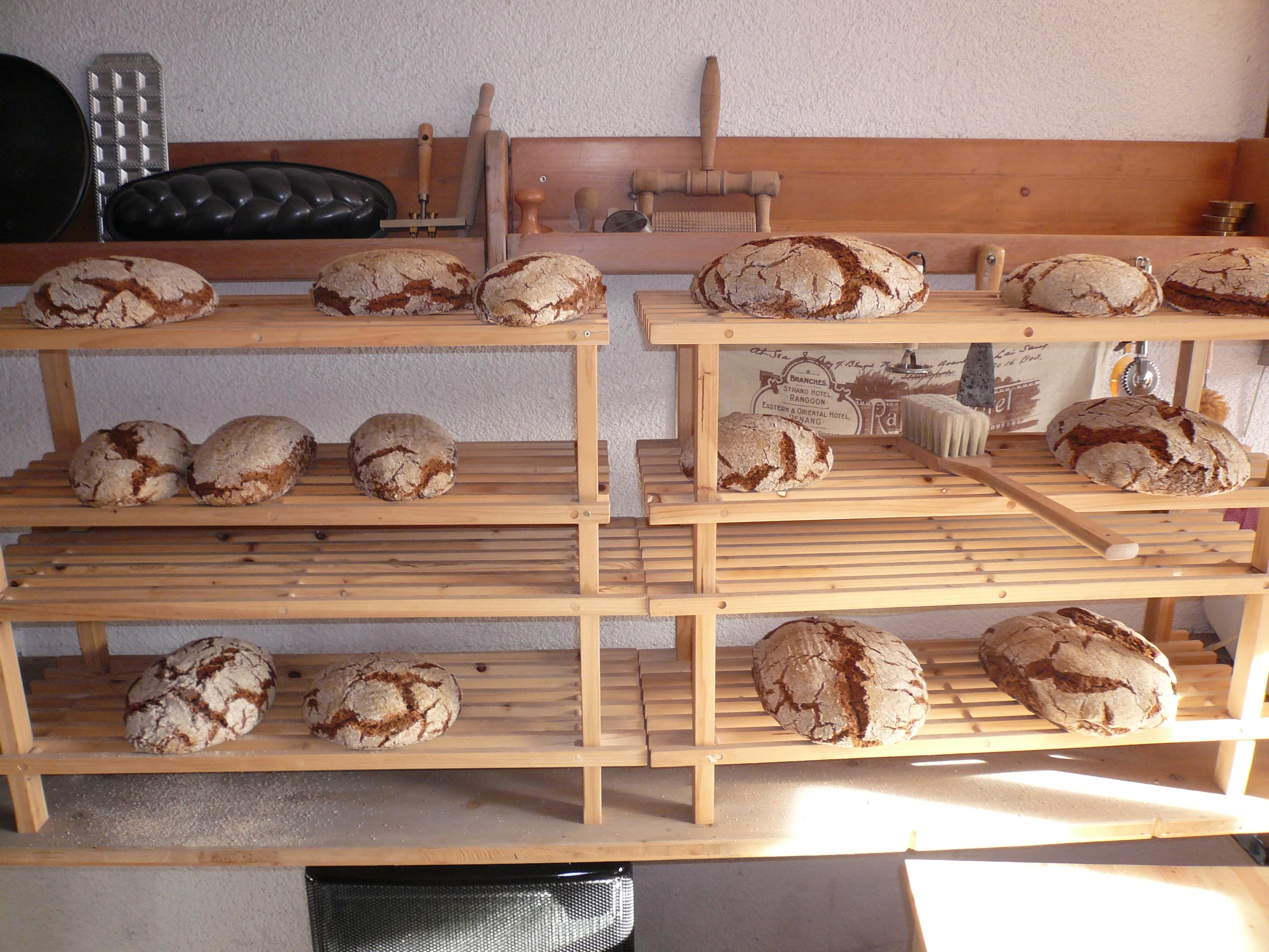 Brot aus dem Backofen