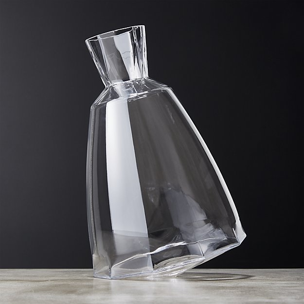 While you're at it, keep guests on their toes with this decanter that will only get more fun as the alcohol intake increases. 