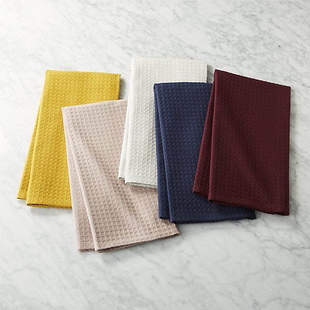 Honestly I don't know how to make tea towels funny, but five of them in a gorgeous color palette for $14.99 is an insane deal and you should buy them even if they are humorless. 