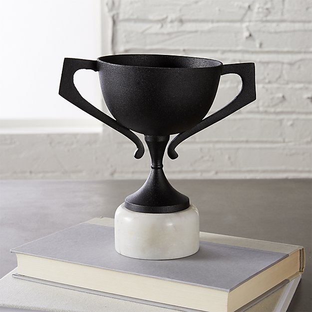 This isn't a kitchen thing, but after all that cooking and entertaining you are going to deserve a trophy , and this one is on sale and would look real cute on a bookshelf. And then you can entertain yourself by making up answers when someone asks you what award you won!