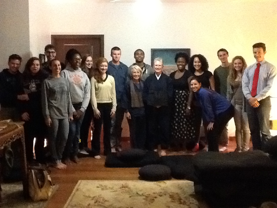 Denise Gabriel and the Gate City Zen Group with invited guest Josho Pat Phalen from the Chapel Hill Zen Center, 2013.
