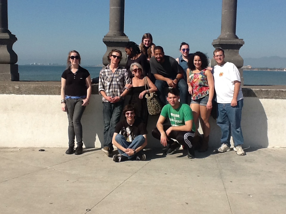 Second group picture. ONWARD for the two hour road trip to Barre de Navidad. December 2013.