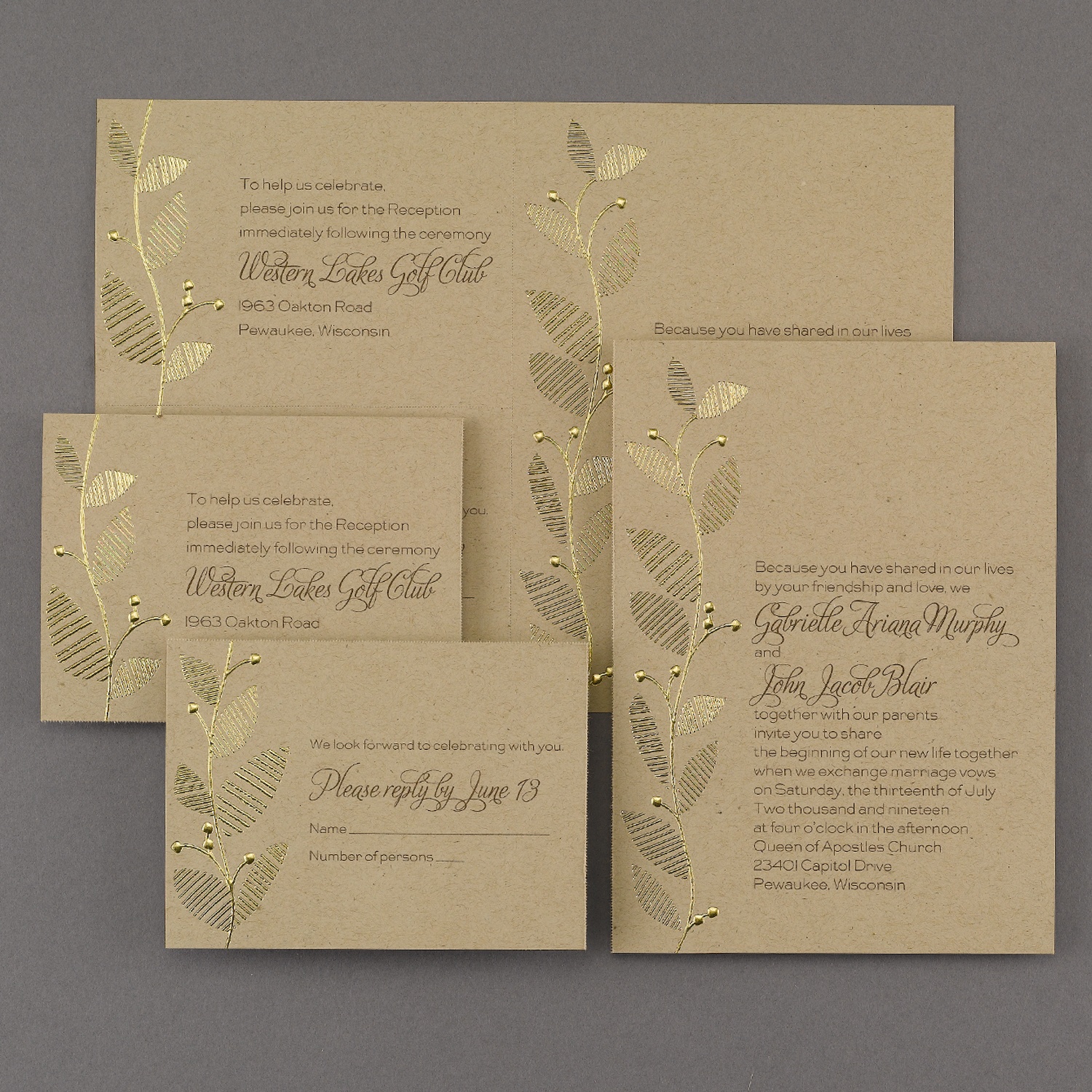 Rustic gold