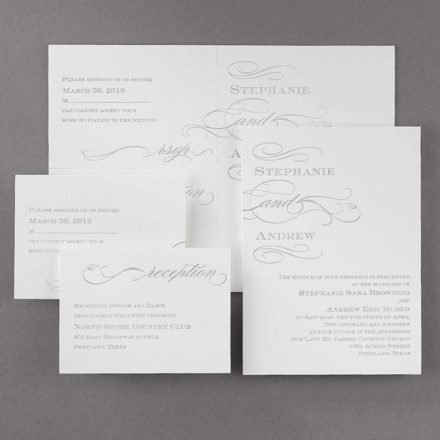 Shining Swirls - Silver Foil