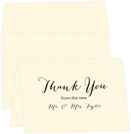 Thank You Note Card - B