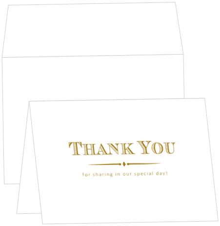 Thank You Note Card - C