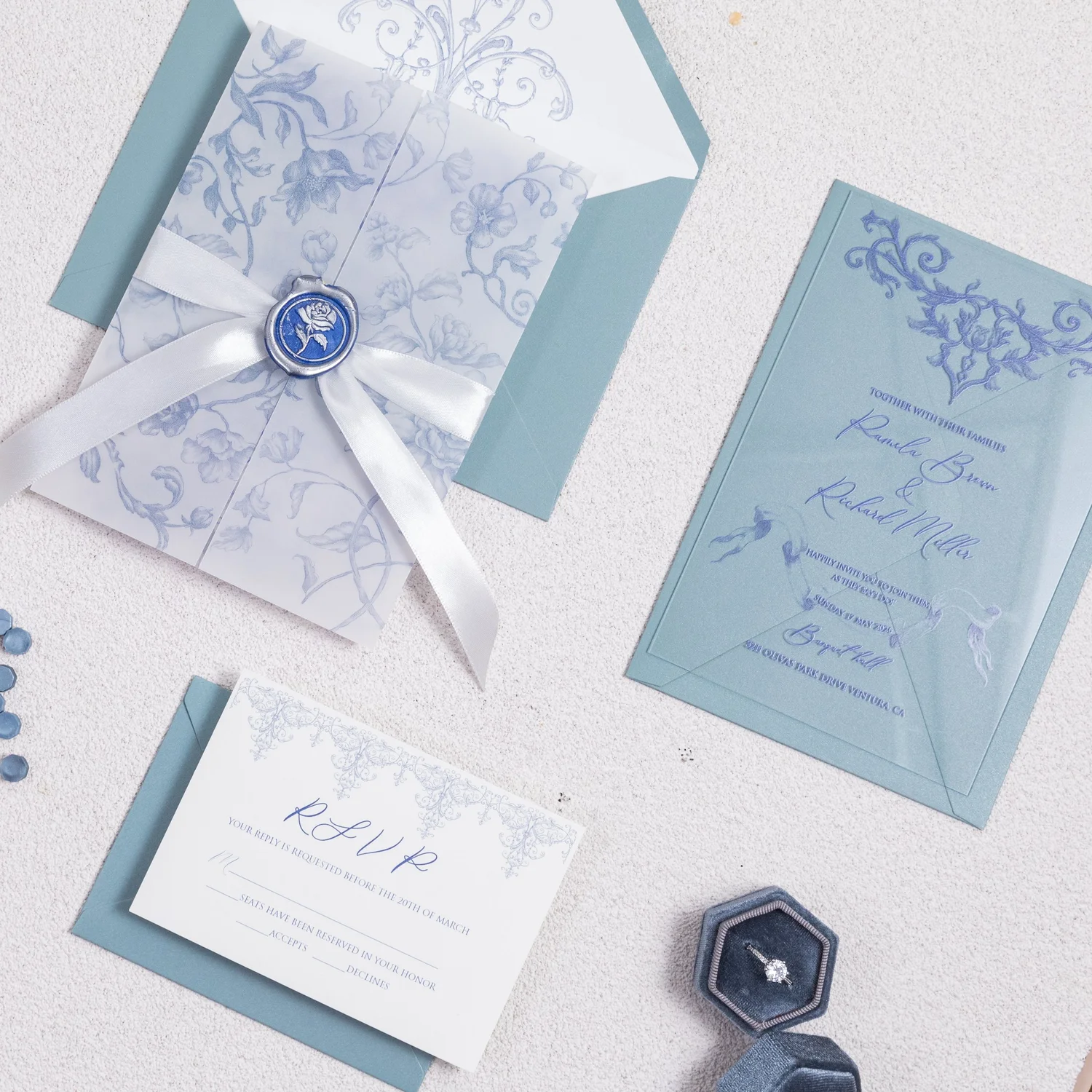 Vellum Invitations — KSW Exclusive Invitations