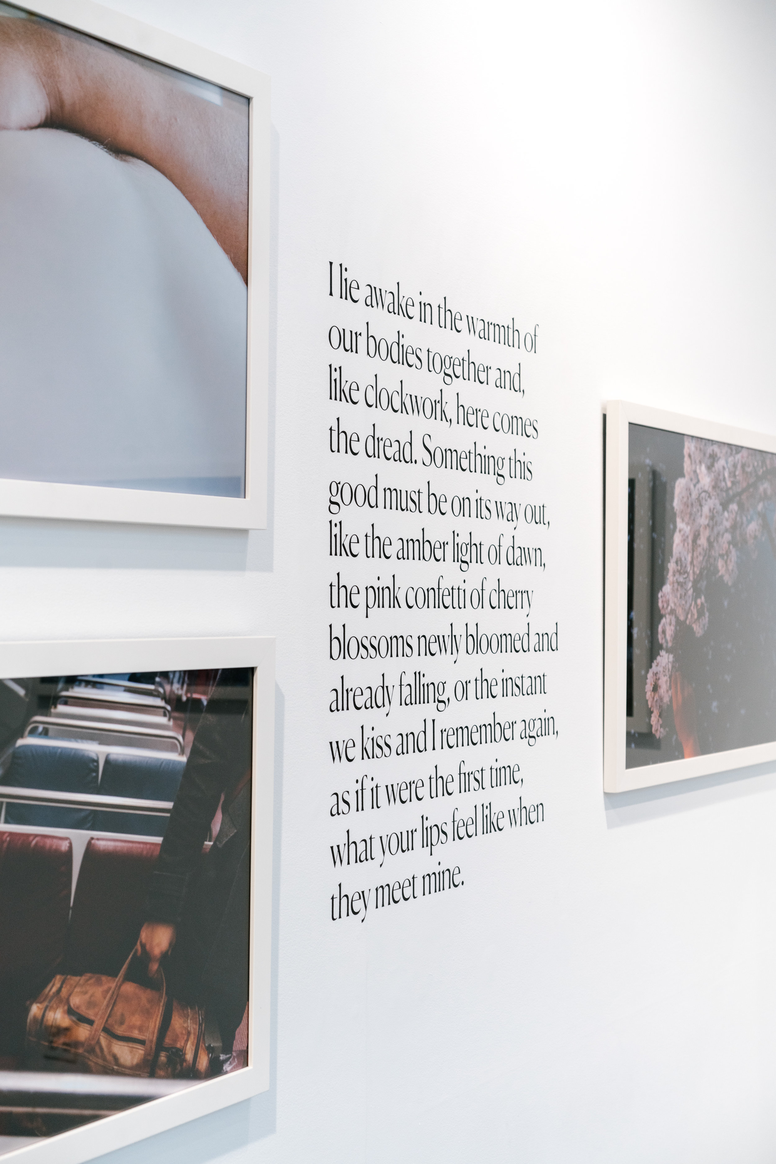 DATE: JANUARY 2019, STRANGERS EXHIBIT
CAPTION: Images of the exhibition, When We Were Strangers, on view at the United Photo Industries Gallery in Brooklyn, NY.