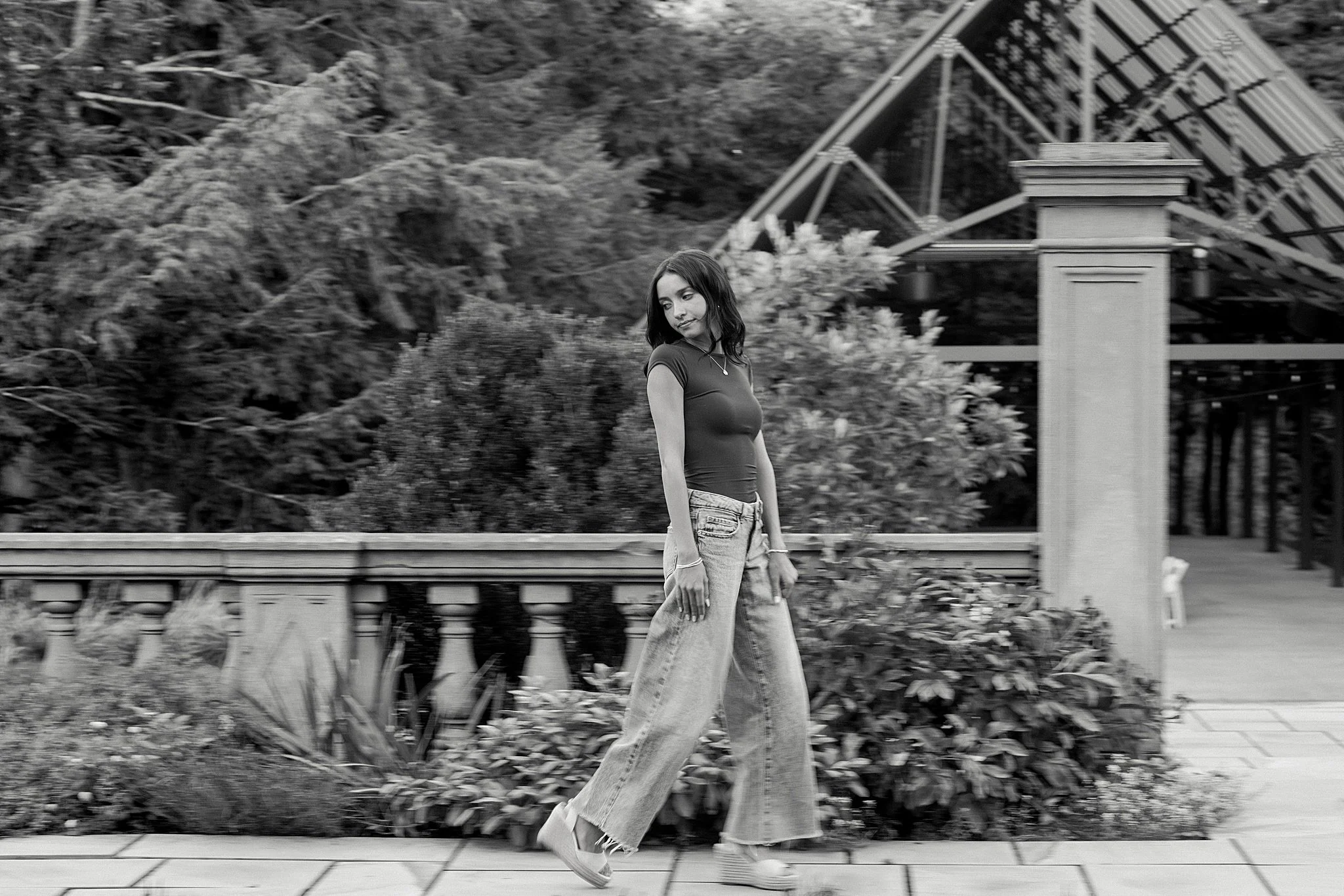 Moody film senior session at Hartwood Acres Mansion