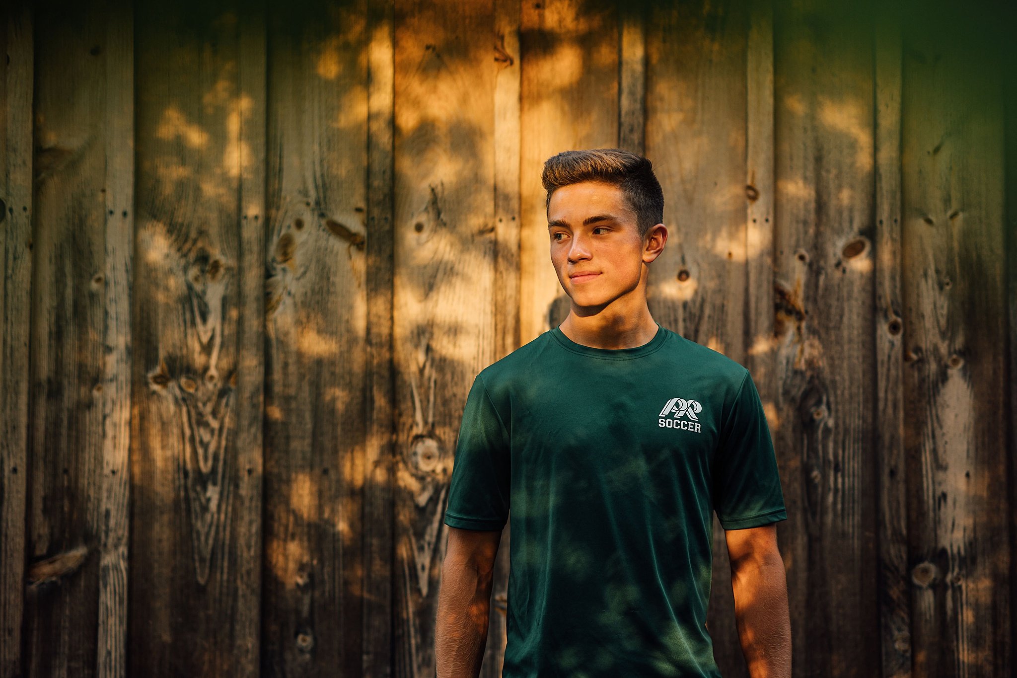 Moody creative lighting for boy senior session from Pine Richland