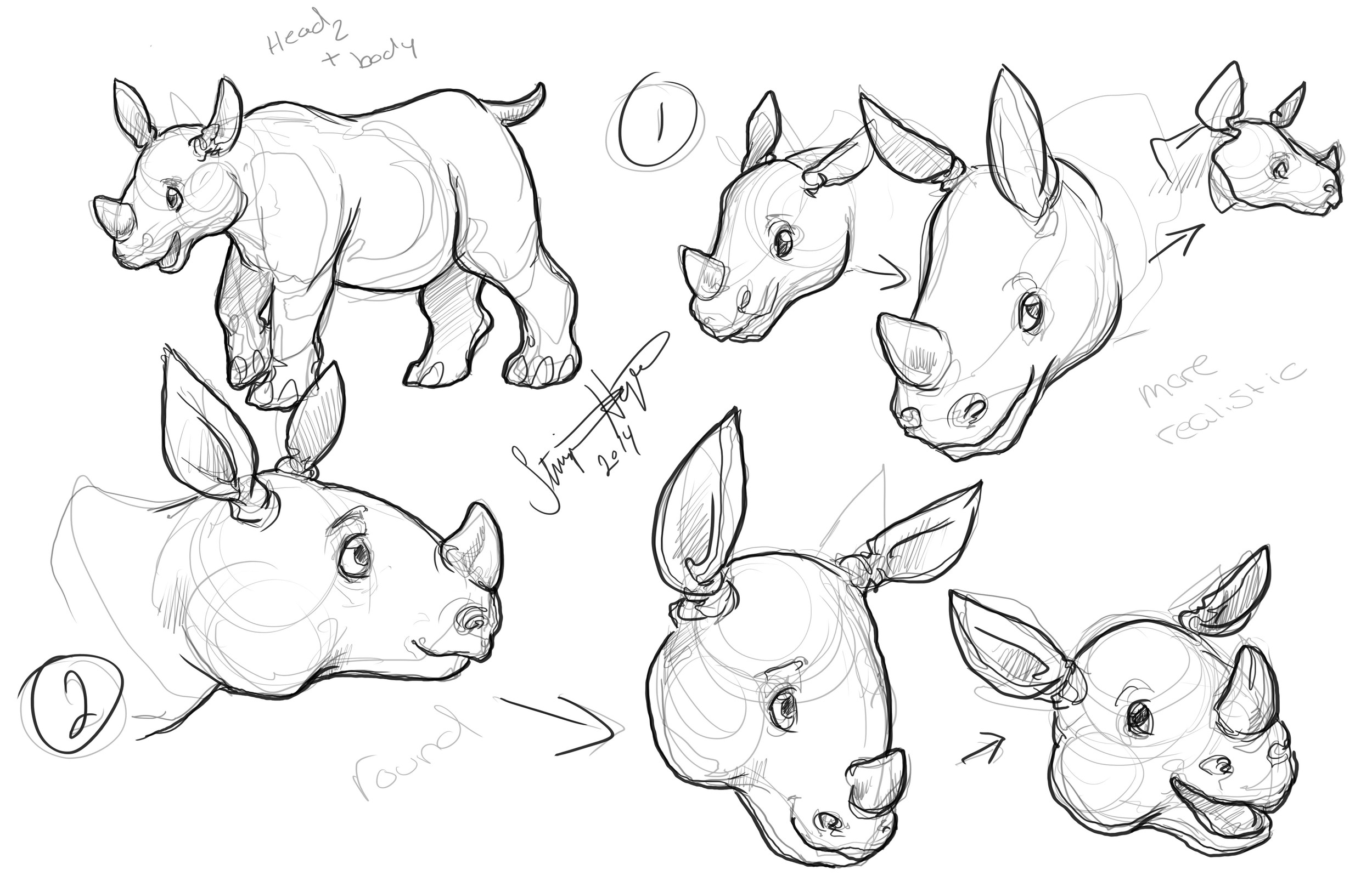 Digital- Concept Character Design for an animated film (unpublished).