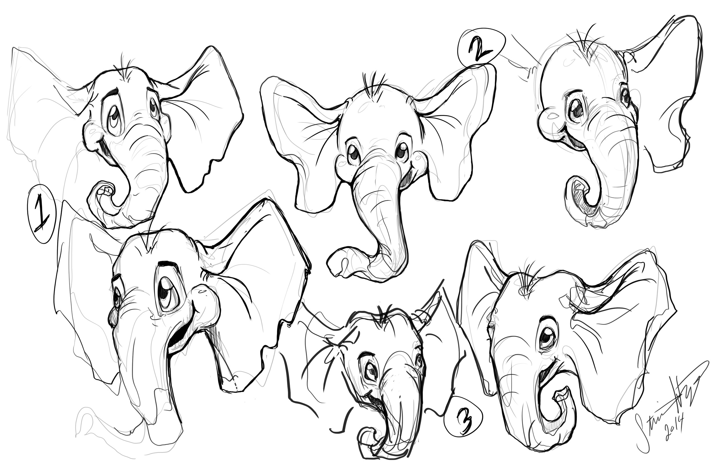 Digital- Concept Character Design for an animated film (unpublished).