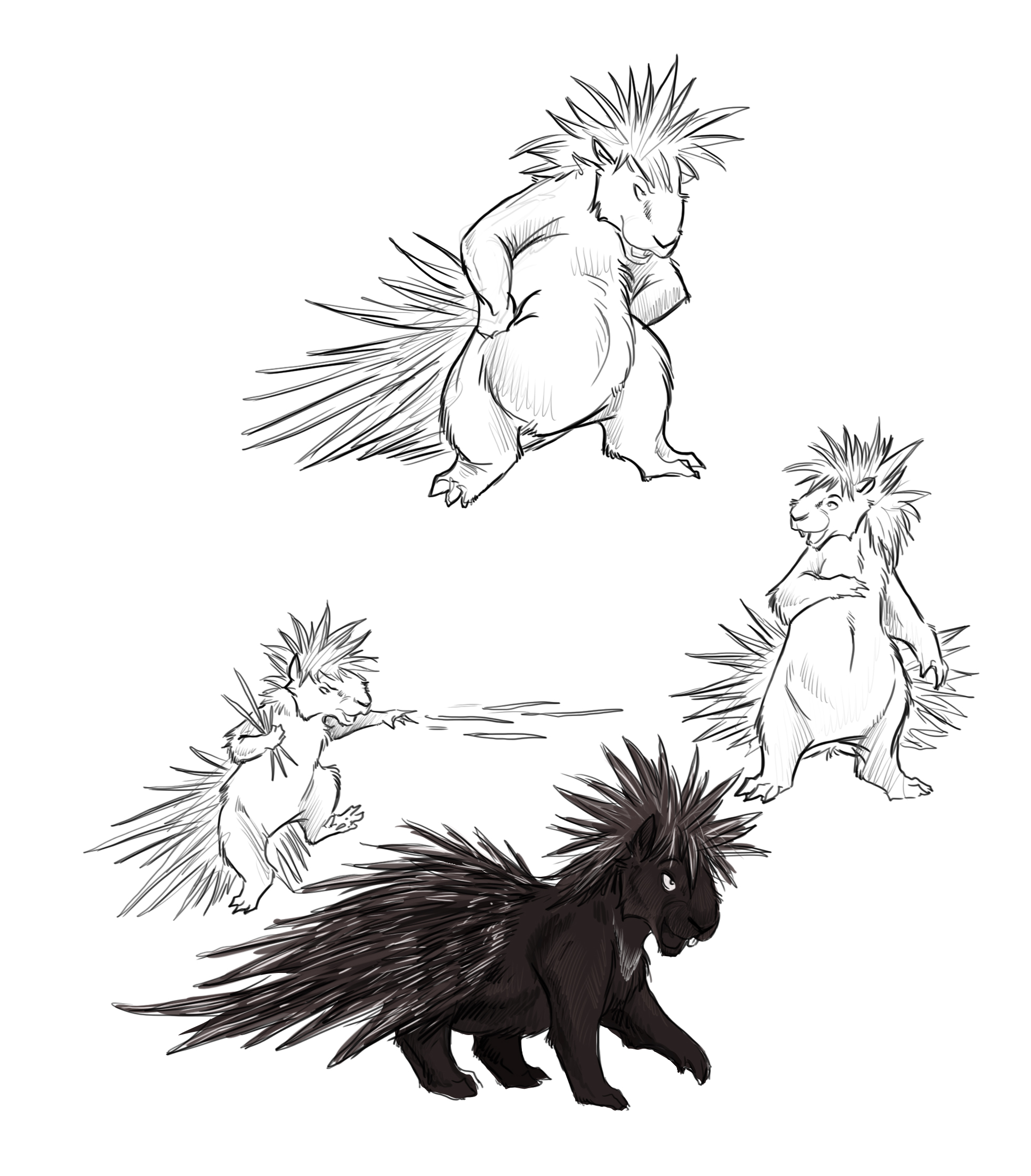 Digital- Concept Character Design for an animated film (unpublished).