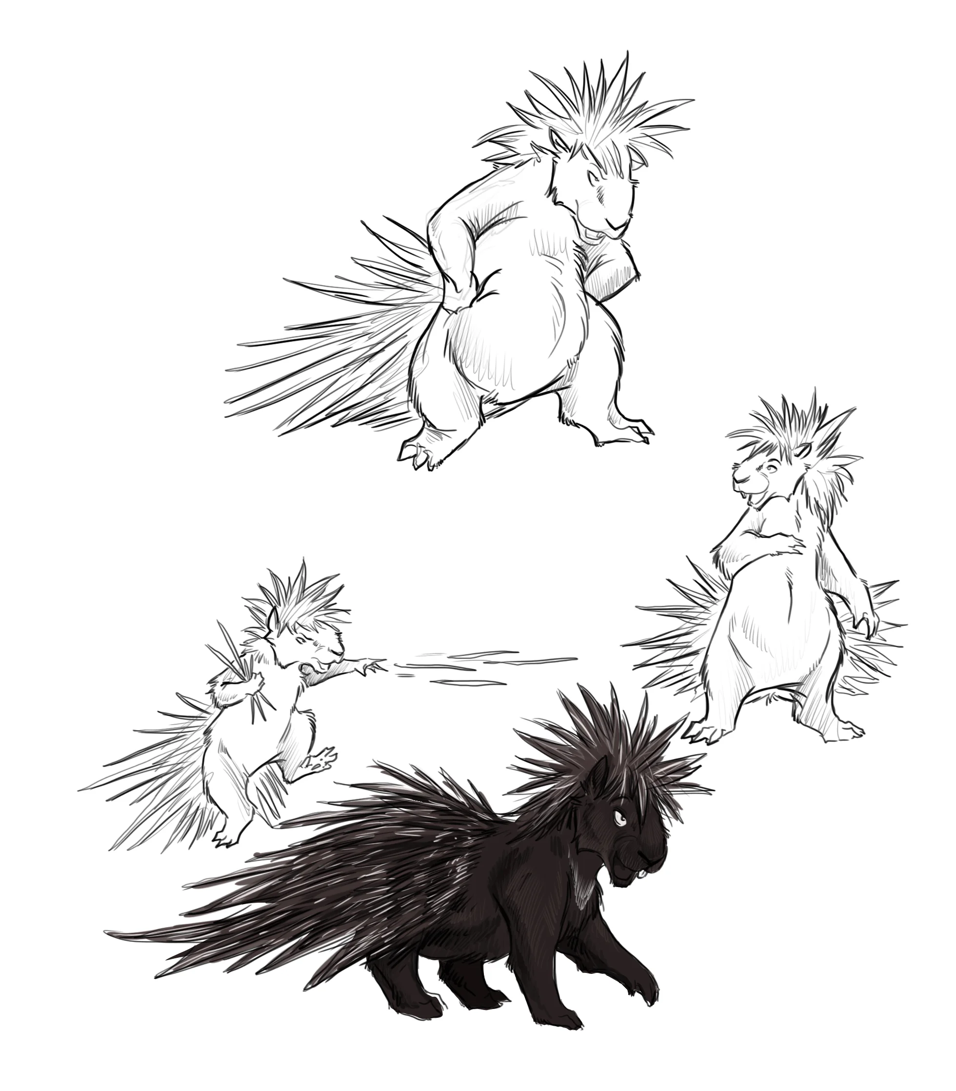 Digital- Concept Character Design for an animated film (unpublished).