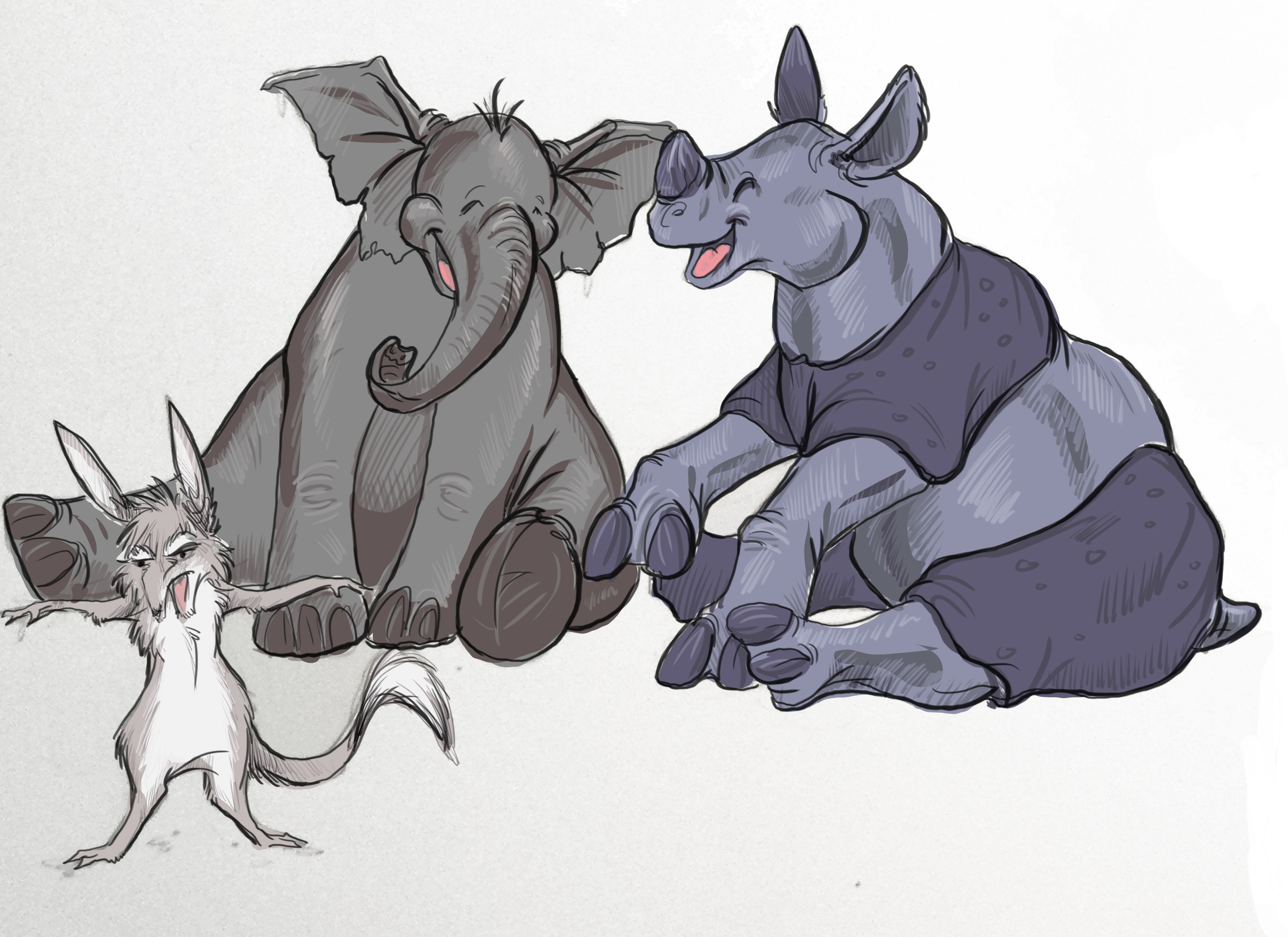Digital- Concept Character Design for an animated film (unpublished).