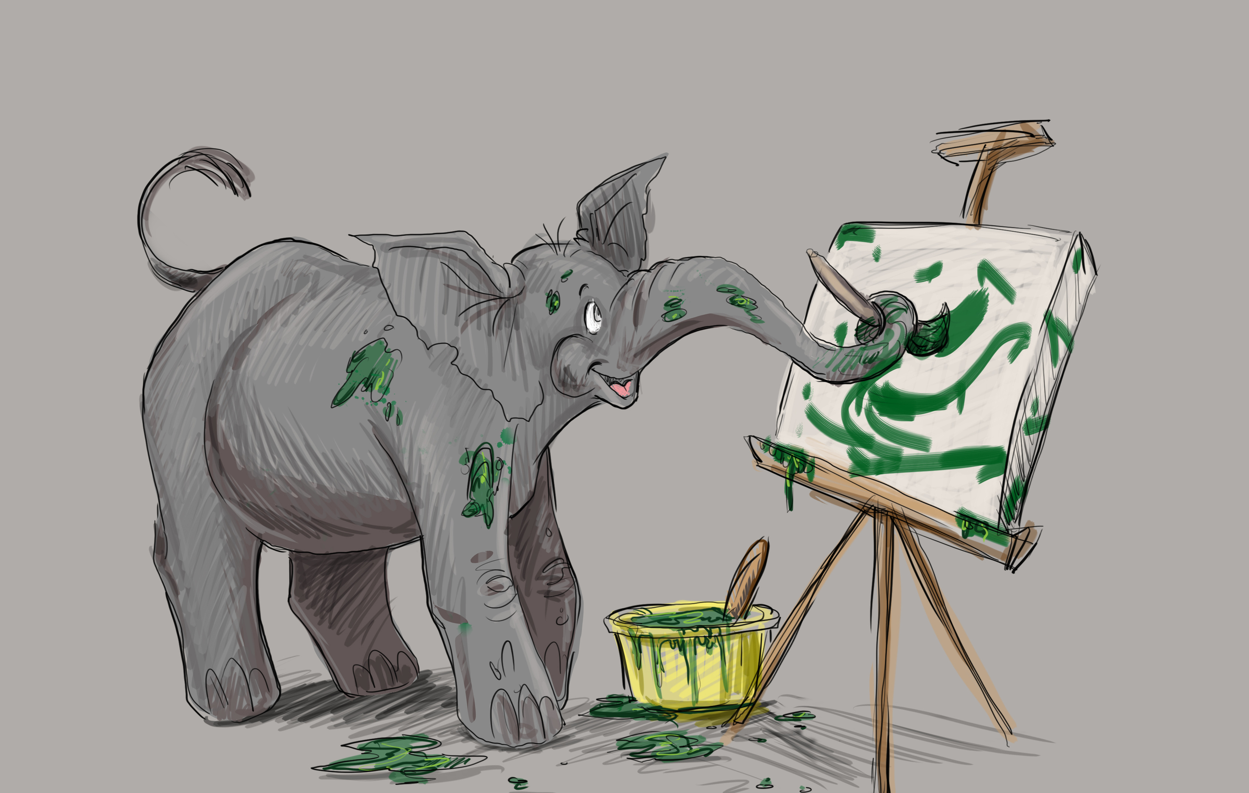 Digital- Concept Character Design for an animated film (unpublished).
