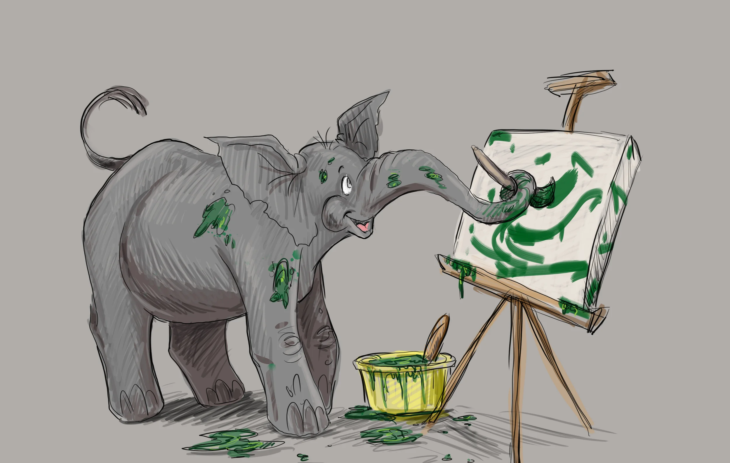 Digital- Concept Character Design for an animated film (unpublished).
